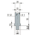 Wila Trumpf style 86°/V12/H55 3253 Single V die