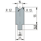 Wila Trumpf style 86°/V16/H55 3254 Single V die