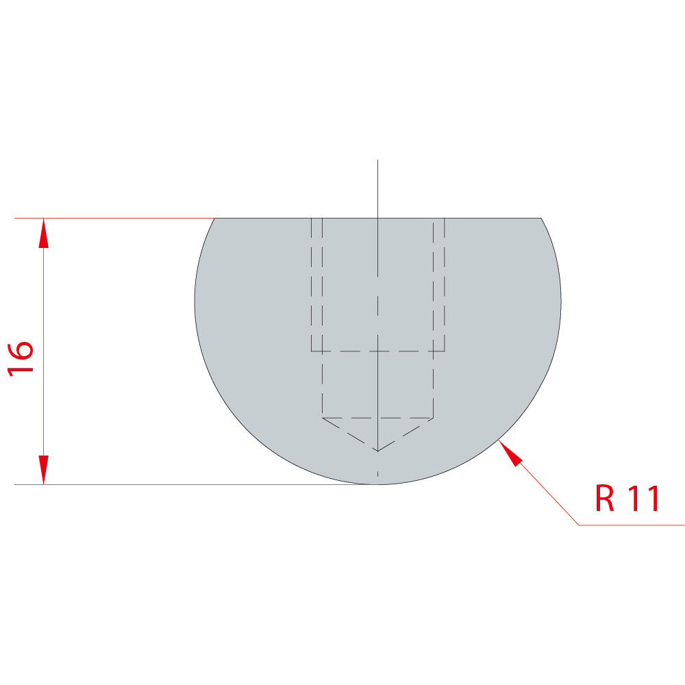 Amada R11/H16 - 1104 Radius tool