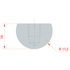 Amada R11.5/H16 1105 Radius tool