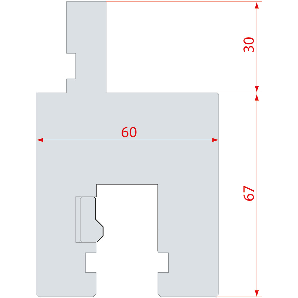 4362 - Amada / Trumpf Upper adapter