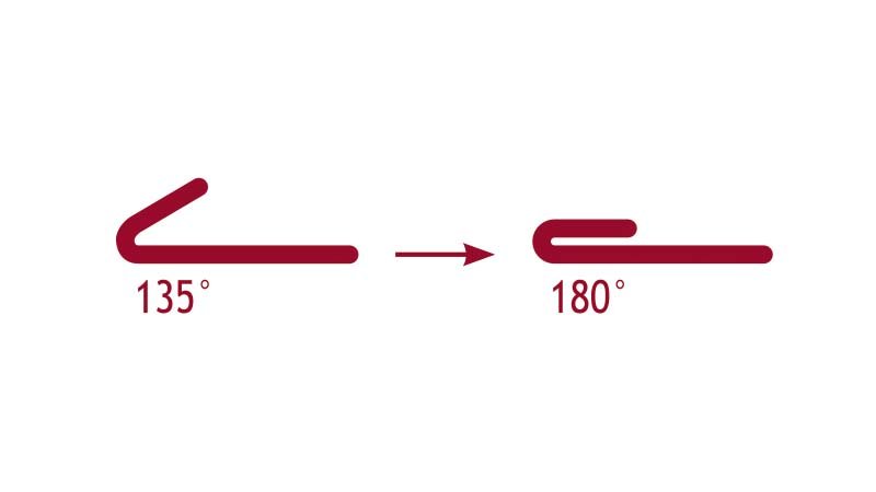 OFP-180 TOOL TO CLOSE THE SEAMS AT 180°