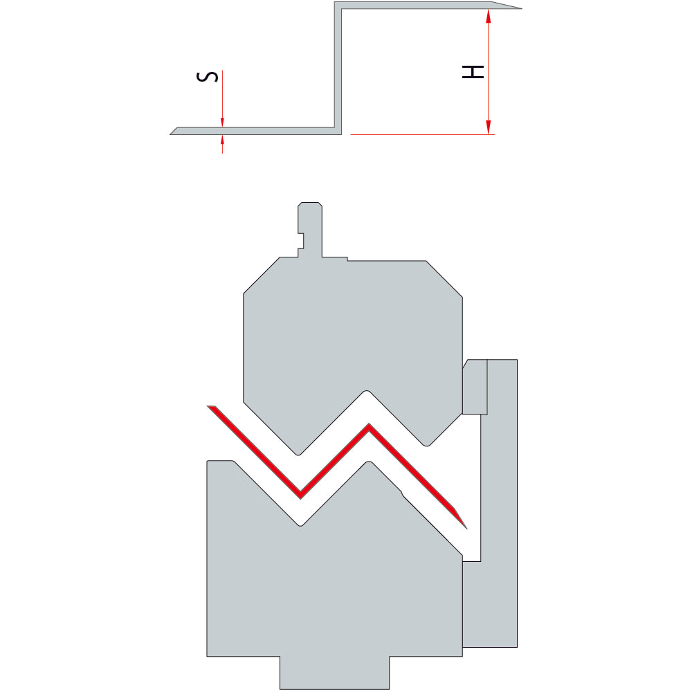 Press brake Big joggle tools Fabtooling CANADA
