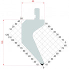 Amada 85°/R1.5/H120 - 1322 Goose neck punch